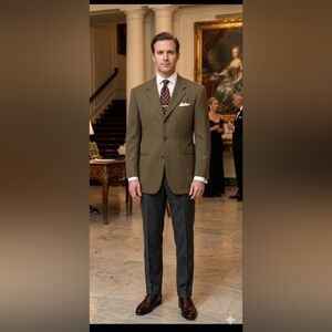 Donna Karan Olive Blazer for Men